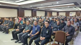 Keterangan foto : Pengadilan Negeri Jakarta Pusat (PN Jakpus) melaksanakan Rapat bulanan pada Mei Tahun 2024 yang dipimpin langsung oleh Ketua dan Wakil Ketua PN Jakarta pusat, Kamis (30/5/2024) 