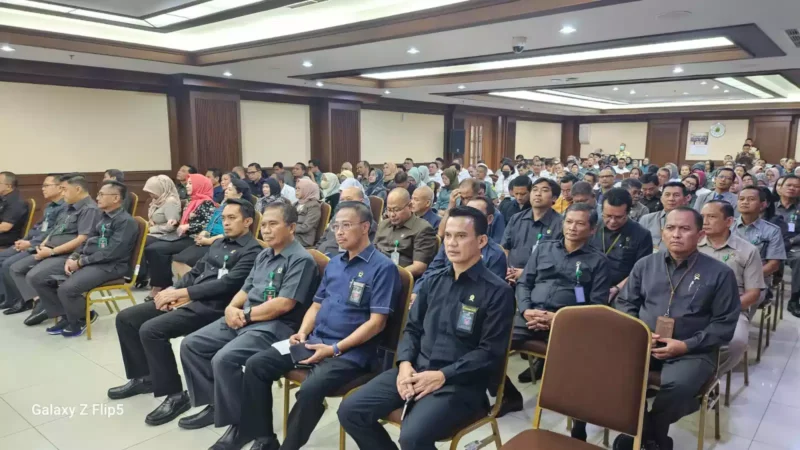 Keterangan foto : Pengadilan Negeri Jakarta Pusat (PN Jakpus) melaksanakan Rapat bulanan pada Mei Tahun 2024 yang dipimpin langsung oleh Ketua dan Wakil Ketua PN Jakarta pusat, Kamis (30/5/2024) 