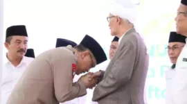 Keterangan foto : Suasana kebersamaan dan kekompakan memenuhi Pondok Pesantren Darul Islah, Kecamatan Banjar Margo, Kabupaten Tulang Bawang, Kamis (9/5/2024) 
