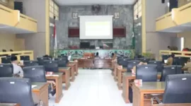 Keterangan foto : Ruang DPRD Kabupaten Lebak, Sabtu (10/5/2024) 