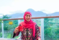 Keterangan foto : Gubernur Jawa Timur Khofifah Indar parawansa, Sabtu (17/5/2024)