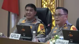 Keterangan foto : Kapolda Lampung, Irjen Pol Helmy Santika, Sabtu (17/5/2024) 