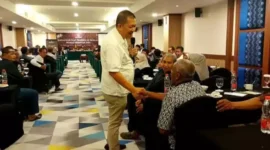 Keterangan foto : Anggota Komisi II DPR RI Difriadi kepada wartawan,Sabtu (25/5/2024)