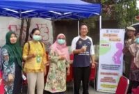Puskesmas Sukadiri buka Gerai KIA Cendana di Halaman Parkiran AlfaMidi Buaran Jati Kecamatan Sukadiri pada Sabtu 4 Mei 2024