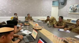 pembahasan persiapan verifikasi lapangan dalam lomba Desa tingkat Kabupaten Tangerang tahun 2024.