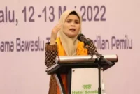 Keterangan foto : Komisioner Bawaslu RI, Lolly Suhenty, Rabu (29/5/2024)