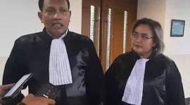 Advokat Raden Nuh membuat surat terbuka yang ditujukan kepada Ketua Mahkamah Agung terkait oknum juru sita di Pengadilan Negeri (PN) Jakarta Selatan (Jaksel) berinisial MH., Sabtu (1/6/2024) 