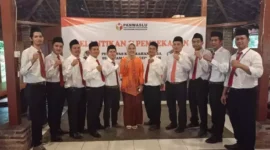 Keterangan foto : Panwascam Pagedangan, Senin (2/6/2024) 