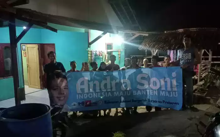 Relawan Kembali Sosialisasikan Andra Soni Calon Gubernur Banten