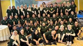 Alumni Fakultas Hukum Universitas Sumatera Utara (USU) Stambuk 98, melangsungkan reuni sekaligus peresmian ruangan Stambuk 98 International Class di Lantai II Fakultas Hukum USU, Sabtu (15/6/2024).