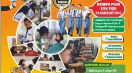 Keterangan poto : Brosur  infotmasi PPDB SMK PGRI Rangkasbitung Tahun Ajaran 2024 - 2025