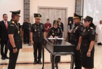 Keterangan foto : Kepala Kantor Wilayah Kementerian Hukum dan HAM Masjuno Melantik Pejabat di Lingkungan Kemenkumham Jabar, (Senin, 24/6/2024)