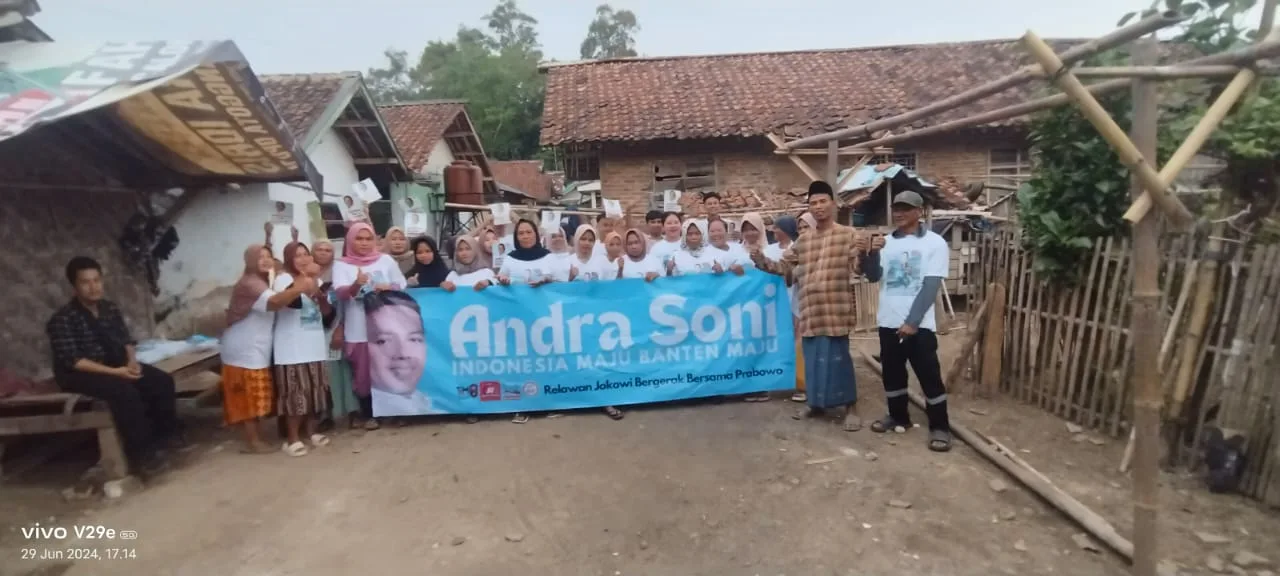 Warga Kalanganyar Dukung Andra Soni Gubernur Banten