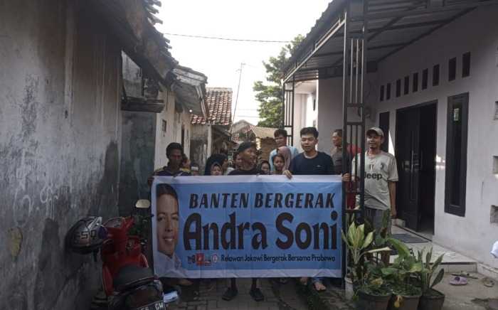 Terus Bergerak, Relawan Dukung Andra Soni Gubernur Banten