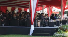Keterangan foto : Kakanwil Kemenkumham Jabar Masjuno Berharap Polri Semakin Presisi di HUT Bhayangkari Polri