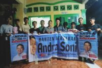 Keterangan foto : Relawan Jokowi Bergerak Bersama Prabowo Banten Carenang Kabupaten Serang, Kamis (4/7/2024)