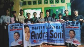 Keterangan foto : Relawan Jokowi Bergerak Bersama Prabowo Banten Carenang Kabupaten Serang, Kamis (4/7/2024) 