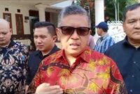 Keterangan foto : Sekretaris Jenderal PDI Perjuangan,Hasto Kristiyanto mengatakan, Ketua Umum PDI Perjuangan Megawati Soekarno Putri segera mengeluarkan rekomendasi bakal Calon Wali Kota Bekasi, Rabu (3/7/2024)