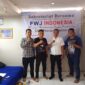 Keteranagan poto : Wakil Ketua PWI Sepatan saat poto bersama dengan jajaran FWJI Banten saat melakukan kunjungan ke sekertariat FWJI.
