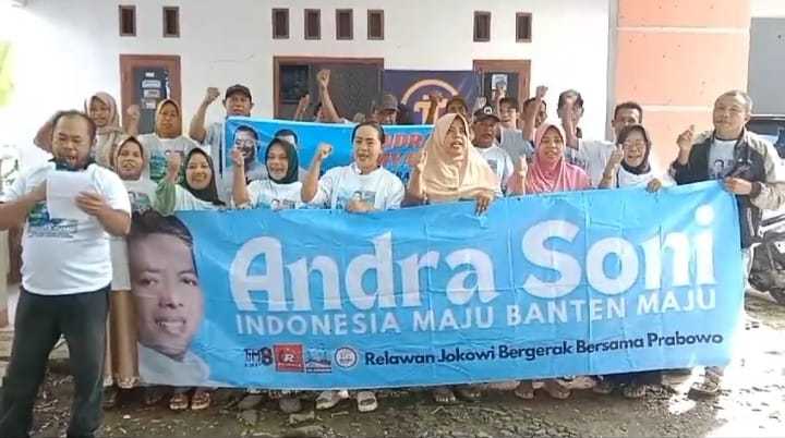 Keterangan foto : Penuh semangat Relawan Jokowi Bergerak Bersama Prabowo (RJBBP) Provinsi Banten terus konsolidasi di akar rumput, Minggu (7/7/2024) 