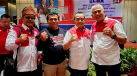 Keterangan foto : Presiden LSM LIRA (Lumbung Informasi Rakyat), HM. Jusuf Rizal, SH akan melaporkan Ketua Umum PWI (Persatuan Wartawan Indonesia) Pusat, Hendri Ch. Bangun dan Ketua Dewan Kehormatan (DK) PWI Pusat, Sasongko Tedjo ke penegak hukum atas dugaan pelanggaran UU ITE terkait kasus PWI Gate, Senin (8/7/2024) 