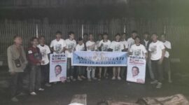 Keterangan foto : Relawan Cipocok Serang Deklarasikan Andra Soni Maju di Pilgub Banten, (selasa, 9/7/2024) 