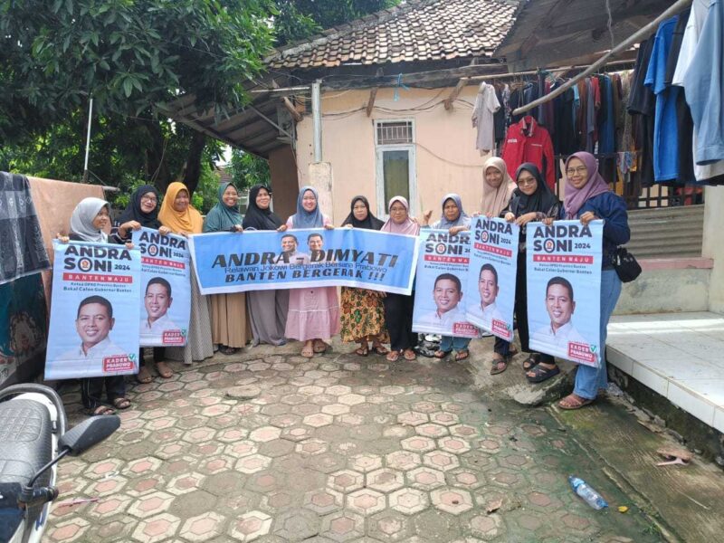 Keterangan foto : Relawan Masif Pulo Merak Cilegon Deklarasi Andra - Dimyati Untuk Banten Maju, (Selasa, 9/7/2024) 