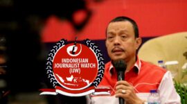 Keterangan foto : Ketua Umum Indonesian Journalist Watch (IJW), HM. Jusuf Rizal,SH kepada media di Jakarta, Selasa (9/7/2024) 