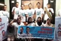 Keterangan foto : Warga Mandalawangi Deklarasi Andra - Dimyati Banten Maju , (Kamis, 11/7/2024)