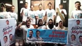 Keterangan foto : Warga Mandalawangi Deklarasi Andra - Dimyati Banten Maju , (Kamis, 11/7/2024) 
