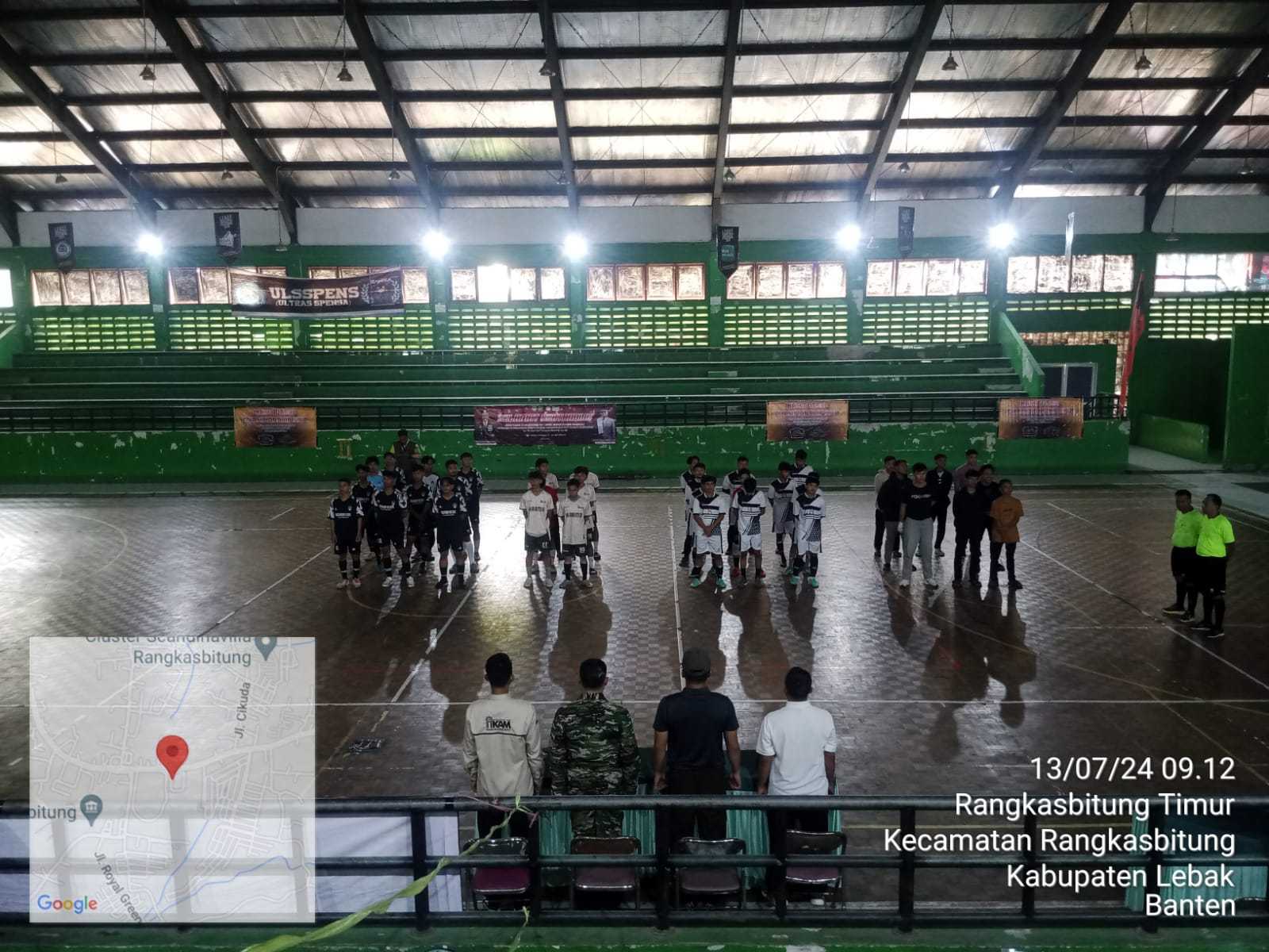 Sambut HUT Kodam III Siliwangi ke 78 dan HUT Korem 064 MY ke 58 Kodim 0603 Lebak Gelar Turnen Futsal Dandim Cup I Teras Media