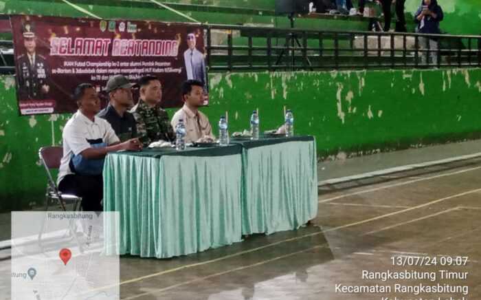 Sambut HUT Kodam III Siliwangi ke 78 dan HUT Korem 064 MY ke 58 Kodim 0603 Lebak Gelar Turnen Futsal Dandim Cup I Teras Media