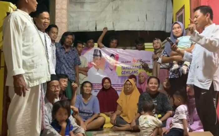 Relawan Manis Kecamatan Sukadiri Deklarasikan Maesyal - Intan Untuk Tangerang Semakin Gemilang