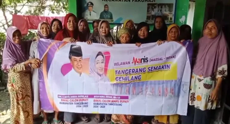 Pendukung Airin Deklarasikan Bupati Tangerang Maesyal - Intan di Pakuhaji I Teras Media