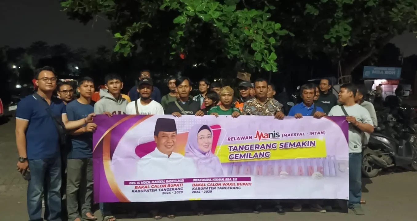 Relawan Manis Kecamatan Cikupa Deklarasikan Maesyal - Intan Untuk Tangerang Semakin Gemilang I Teras Media