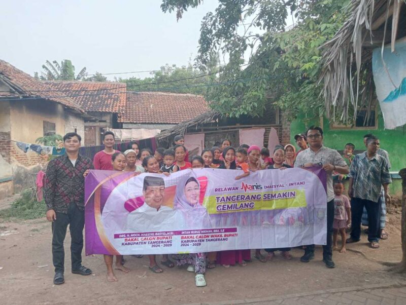 Relawan Maesal - Intan (Manis) Kabupaten Tangerang gencar konsolidasi di akar rumput.