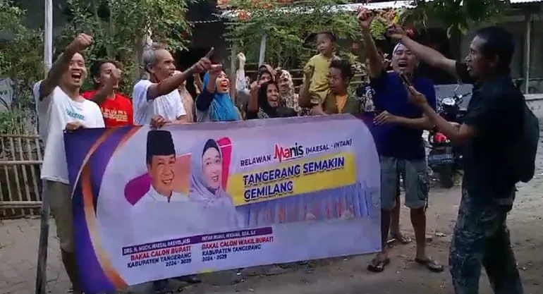 Relawan Deklarasikan Maesyal - Intan di 29 Kecamatan Untuk Tangerang Semakin Gemilang I Teras Media