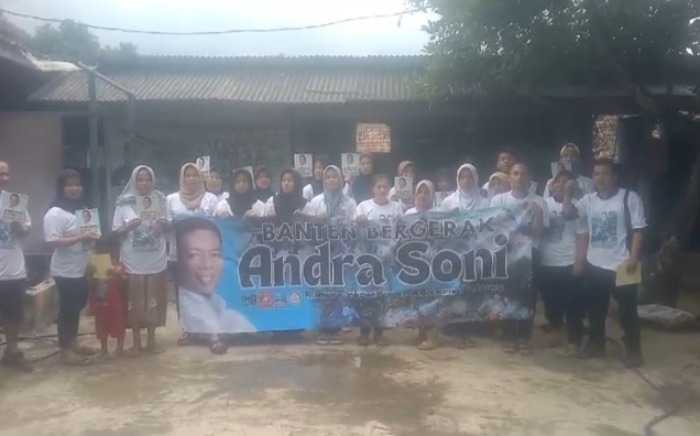 Kecamatan Keroncong Deklarasi Andra Soni Gubernur Banten