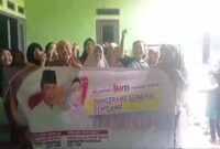 Keterangan foto : Relawan Manis Kecamatan Rajeg, Senin (22/7/2024)