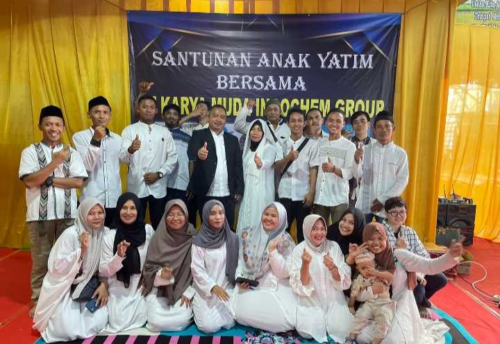 PT Karya Muda Indochem Group, Melaksanakan kegiatan santunan anak yatim piatu di aula kantor, yang beralamat di Jalan Baru kali cadas Nomor 27-28, RT 01 RW 07 Kelurahan Periuk, Kecamatan Periuk, Kota Tangerang. Selasa, (23/7/2024).