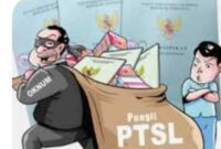 Keterangan poto : Karikatur Pungli PTSL di KabupatenLebak