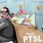 Keterangan poto : Karikatur Pungli PTSL di KabupatenLebak