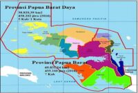 Keterangan Foto: Peta wilayah provinsi Papua Barat Daya .