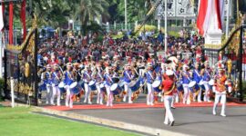 Keterangan foto : Upacara HUT RI di Istana Merdeka (TerasMedia/Foto) 