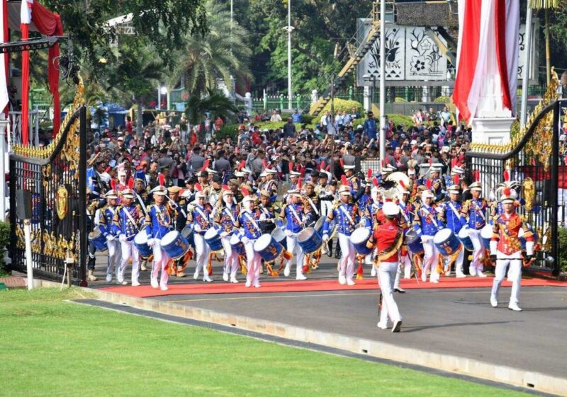 Keterangan foto : Upacara HUT RI di Istana Merdeka (TerasMedia/Foto) 
