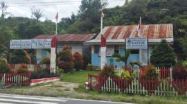 Keterangan foto : Desa Bonan Dolok atau Bondol yang kini dikenal dengan Desa Sinar Sabungan, Kecamatan Bonatua Lunasi, Kabupaten Toba, Sumatera Utara, Selasa (6/8/2024) 