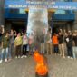 Keterangan foto : Aksi di depan sekret PB PMII, KAMIS (1/8/2024) 