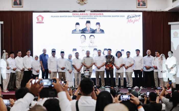 10 Partai Politik Deklarasi Dukung Andra Soni-Dimyati Natakusumah di Pilgub Banten