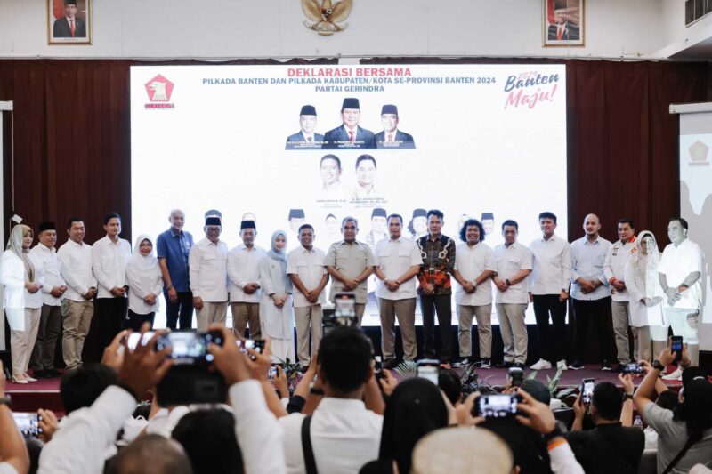 Keterangan foto : Total 10 Partai Politik Deklarasi Dukung Andra Soni-Dimyati Natakusumah di Pilgub Banten, (Minggu, 4/8/2024) 
