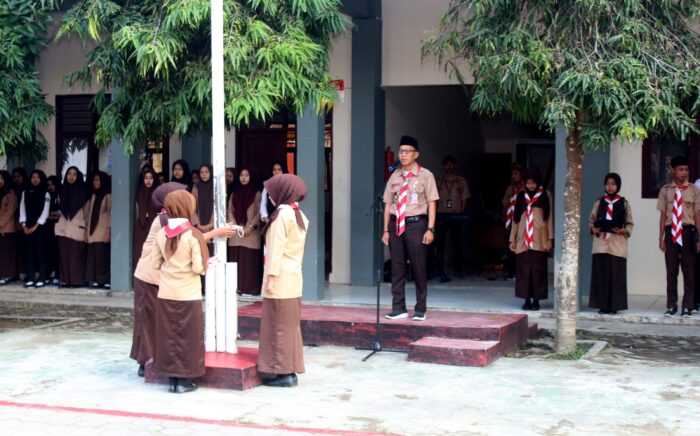 SMKN 2 Rangkasbitun Jadikan Momentum HUT Pramuka ke 63 Sebagai Ajang Pengamalan Dasa Darma dan Tri Satya Pramuka I Teras Media